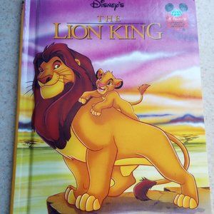 Disney's The Lion King Hard Cover Book 1994 Edition